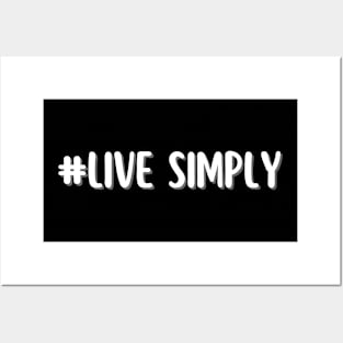 #live simply - whispers of wisdom Posters and Art